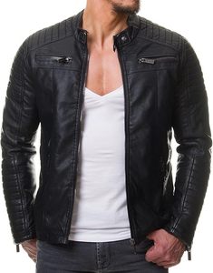 Chaqueta Vintage de Cuero Genuino, Resistente al Viento, Ecológica, Transpirable, para Hombre y Mujer, Estilos Personalizados, Ropa de Otoño e Invierno, Múltiples Colores - Product Image 1
