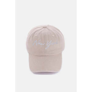 Zenana Casquette de baseball City brodée délavée taille unique - Product Image 5