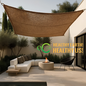 Vietnam Factory Natural Coconut Fiber Shade Sail Rustic Coir Mesh Patio Cover <b>for</b> Pergola Balcony or Cafe <b>Garden</b> Shading - Product Image 2