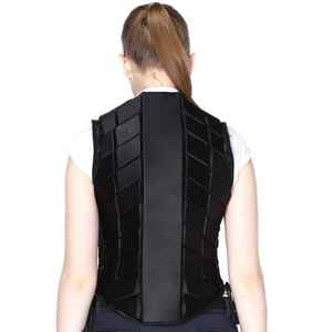 Gilet de sécurité respirant sans manches pour femme, taille haute, en Spandex et Nylon, pour l'équitation en extérieur, équipement de protection équestre - Product Image 2