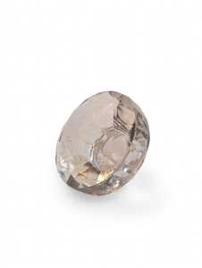 Esfera de Cuarzo Ahumado Natural, Piedra Facetada Redonda, Diseño Moderno, Adorno de Mesa para Decoración de Puertas - Product Image 1