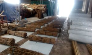 Venta al por mayor a granel de bambú crudo seco ecológico producto agrícola vietnamita para arquitectura de paisaje natural al aire libre - Product Image 4