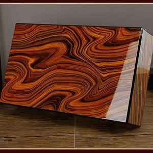 Wooden Modern Luxury Sewing <b>Box</b> Handle Accordion Style <b>Foldable</b> Multi Compartment Organizer Portable Craft Storage Threads - Product Image 6