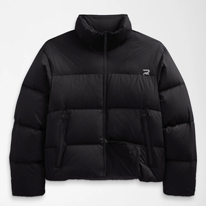 Chaqueta Acolchada Negra para Hombre, Cuello Alto, Cierre de Cremallera, Resistente al Viento, Relleno de Poliéster, Abrigo Casual de Invierno, Largo Regular - Product Image 3