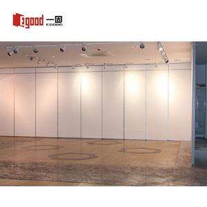 <span class=keywords><strong>Cloison</strong></span> mobile pour centre de formation, panneaux acoustiques MDF de 65 mm, surface stratifiée, flexibles, suspendus au plafond, pour salle de classe - Product Image 4