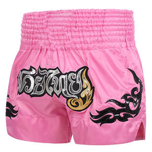 ผู้ผลิตกางเกงมวยไทย OEM ผ้าซาติน เอวสูง กางเกงมวยไทยขายส่งจำนวนมาก โรงงานส่งออก - Product Image 1