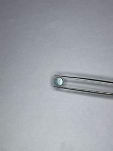 Fluorita Azul Natural, Corte Redondo Tipo Sugarloaf, 8mm, 2.8 Ct, de Afganistán, para Fabricación de Joyería DIY - Product Image 2