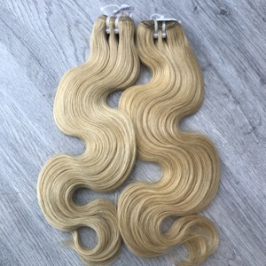 Venta al por mayor 100% Raw Extensiones de cabello virgen vietnamita 613 Color Trama Mejor Precio Extensiones de cabello crudo - Product Image 3