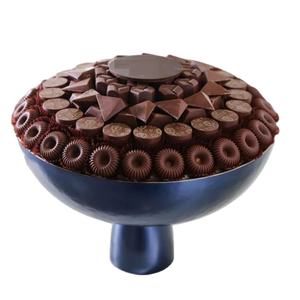 Handmade Round Shape Metal Chocolate Serving Bowl Elegant Dining Accessory For Wedding Occasions-Hotel Ware <b>Sweets</b> Holder - Product Image 1