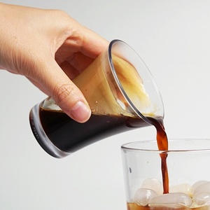 Vaso Doppio para Espresso de 160 ml, Personalizado, Transparente, de Plástico Ecozen, Pequeño, para Café Espresso y Postres - Product Image 2