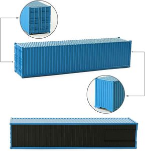 Contenedor de Envío Usado de 20 pies y 40 pies, Vacío, para Venta, Ideal para Exportación, Entrega Rápida - Product Image 1