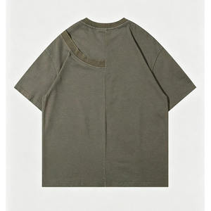 High Quality Men Casual <b>Tshirt</b> Wholesale Vintage Washed Crew Neck Top - Product Image 1