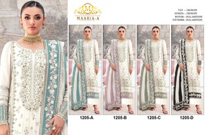 Costume pakistanais brodé avec des détails en sequins et des broderies Khatli, achetez directement auprès du fournisseur au prix de gros. - Product Image 6