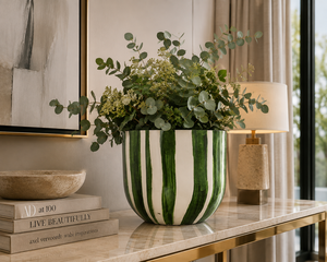 Newest Design Eco-Friendly Vintage Iron Planter Pot <b>Sticker</b> Enamel Handmade for Home and Garden Decoration Customized - Product Image 1