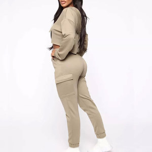 Hoodie court surdimensionné en molleton de coton pour femme, style décontracté, fournisseur OEM ODM - Product Image 2