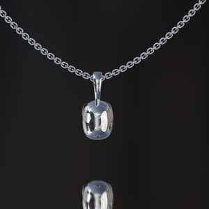 Octagon Cut Geometric Moissanite Pendant 14K Gold Certified Luxury Necklace - Product Image 4