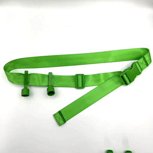 Cinturón ajustable de fútbol americano con banderas verdes dobles y hebillas de liberación rápida para adultos, unisex, ropa deportiva duradera de poliéster - Product Image 4