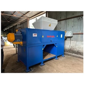 Máquina Trituradora de Láminas para Techos de Grado Industrial, Trituradora de Metal de Doble Eje con Área de 750 mm x 500 mm - Product Image 1
