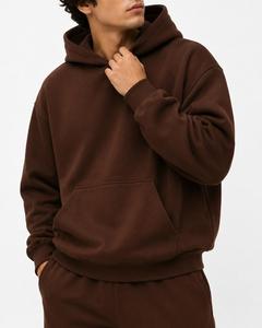 Sudadera con Capucha Extra Grande para Hombre, de Forro Polar, Color Sólido, Diseño Casual con Bolsillos, Manga Regular, Ropa de Otoño, Transpirable - Product Image 5