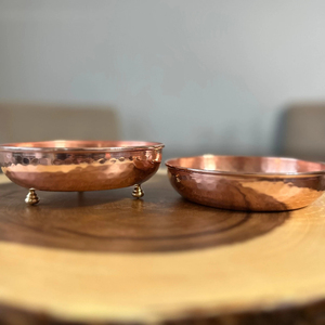 Cuencos de Cobre de Alta Calidad, Gran Tamaño, Diseño Martillado, Novedosos y Elegantes, para Servir Alimentos, para Proveedores Mayoristas - Product Image 1
