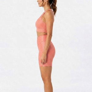 Nouvel ensemble de sport côtelé sans couture pour femme, taille haute, extensible, idéal pour la gym, le fitness, l'entraînement, la course et l'exercice - Product Image 3