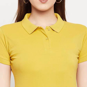 Polos de Mujer Más Vendidos, Logotipo Bordado Personalizado, Manga Corta, Algodón Piqué, Ropa Deportiva de Golf, Uniformes de Trabajo para Mujer - Product Image 5