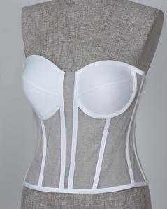 Vintage Women's Overbust Corset Tops Sexy Shapewear Breathable Eco-Friendly Leather for Plus Sizes <b>Tummy</b> <b>Control</b> Medium <b>Control</b> - Product Image 1