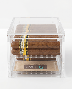 Boîte de rangement pour cigares et cigarettes en acrylique transparent moderne personnalisée avec un design écologique pré-assemblé pour une utilisation en intérieur - Product Image 6