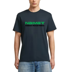 Camisetas de Hombre al por Mayor OEM de Alta Calidad, 100% Algodón Tejido, Lisas, Transpirables y Ecológicas para Verano - Product Image 5