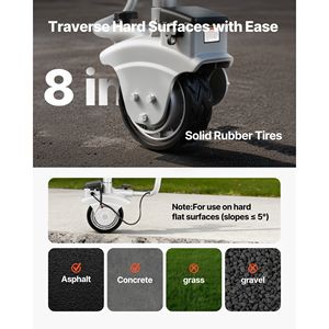 Carrello Elettrico per Rimorchi con Capacità di Traino di 5500 Libbre, Ruota Motrice da 380W 12V, Velocità di Movimento Regolabile 23 Ft/min (12.2-24.8 Mph) - Product Image 6