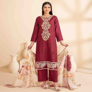 Tawakkal Vol ZALIKA Colección de viscosa Vestidos paquistaníes de 3 piezas para mujeres para festivales Bodas Ropa india y pakistaní - Product Image 1