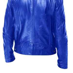 Vestes en cuir véritable vintage unisexe, style rétro classique, de haute qualité, avec logo frontal, pour l'hiver - Product Image 3
