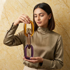 Sculpture en résine, forme irrégulière, modélisation manuelle, design imperméable, pour la décoration de la maison, par la collection artisanale - Product Image 1