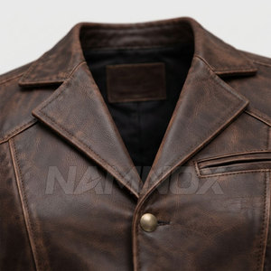 Wholesale Plus Size <b>Men</b> Fashion Leather <b>Vest</b> Outdoor Use Light Weight <b>Men</b> Fashion Leather <b>Vest</b> - Product Image 6