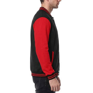 Chaqueta universitaria de béisbol personalizada para hombre con mangas de cuero de diseño personalizado, chaquetas universitarias de béisbol para hombre. - Product Image 5