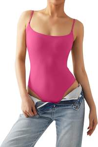 Traje de Baño Entero Sexy para Mujer, con Cuello Redondo, Tejido de Punto Suave, para Playa o Piscina, Venta al Por Mayor - Product Image 5