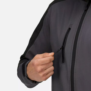 Latest Fashion Unisex Solid Winter Soft-shell <b>Jacket</b> with Zipper Front Custom Logo Printed High Quality - Product Image 3