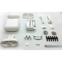 Service de moulage par injection sur mesure pour coque d'étui de charge d'écouteurs TWS, composants de boîtier en plastique ABS blanc brillant