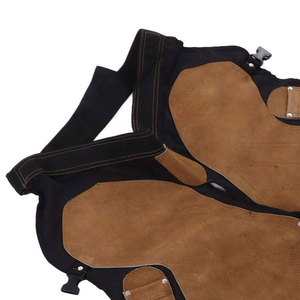 Customized Logo Size and Color Leather <b>Chaps</b> Professional Manufacturer Made Durable Farrier <b>Half</b> <b>Chaps</b> - Product Image 6