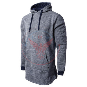 Sweat-shirts longs décontractés d'hiver en polyester/coton respirant et coupe-vent de haute qualité pour hommes, vêtements de mode en vente en ligne - Product Image 4