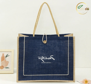 กระเป๋าชายหาดผ้ากระสอบเคลือบคุณภาพสูง ภายในกันน้ำเพื่อปกป้องสิ่งของที่คุณมีไว้ที่ชายหาด - Product Image 2