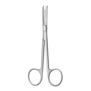 Ciseaux à points Spencer ARI SURGICAL INSTRUMENTS, revêtement bleu, 11 cm (5 pouces), outil de retrait de sutures, certifié CE Classe I - Product Image 1