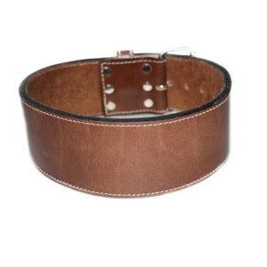 Ceinture en cuir de vachette véritable de 4 pouces de large personnalisée pour la dynamophilie Ceinture de dynamophilie à une broche de 10mm Ceinture d'entraînement robuste - Product Image 1