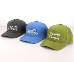 Casquette Trucker en Maille Brodé Personnalisé BNSB SPORTS Bleu Vert Réglable Unisexe Décontractée Printemps-Été 6 Panneaux - Product Image 3