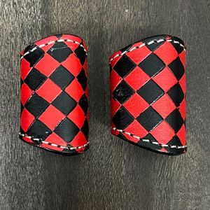 Anillo de Cuero Hecho a Mano para Pañuelo, Estilo Western, con Diseño de Tablero de Ajedrez, Elegante Soporte para Pañuelo para Atuendos de Vaquero y Vaquera - Product Image 5