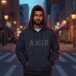 เสื้อฮู้ดดี้ผ้าฝ้ายสไตล์หรูหรา สตรีทแวร์ลำลอง ทรงโอเวอร์ไซส์ รับผลิตแบบ OEM - Product Image 1
