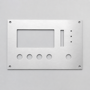 Pièces en aluminium brossé sur mesure OEM ODM, finition de surface, panneau de commande en aluminium brossé - Product Image 4