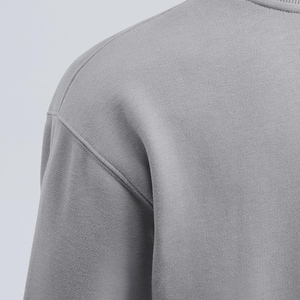 Custom Sweatshirt For <b>Men</b> Crew Neck Drop Shoulder <b>Pullover</b> Streetwear High Quality Unique Design Basic Cotton Blended - Product Image 5
