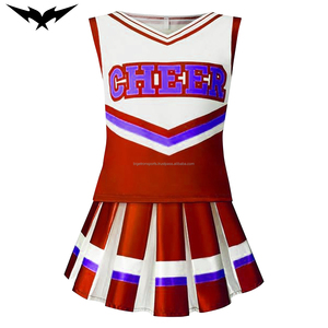 Uniforme de Animadoras Personalizado, Traje de Baile para Niñas y Mujeres, Apliques de Pedrería, Material de Spandex/Poliéster, Logotipo Personalizado - Product Image 1