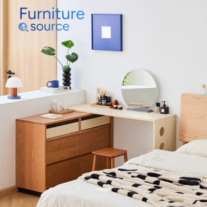 Tiroirs en bois modernes Armoire de rangement premium pour chambre et salon par Vietnam Furniture Factory OEM ODM - Product Image 3